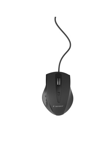 Gembird MUS-4B-02 ratón Oficina mano derecha USB Óptico 1200 DPI