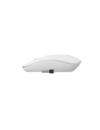 Gembird MUSW-4B-01-W ratón Oficina Ambidextro RF inalámbrico Óptico 1600 DPI