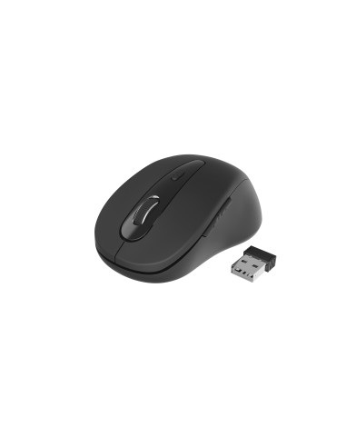 Gembird MUSW-6B-01 ratón Oficina mano derecha RF inalámbrico Óptico 1600 DPI