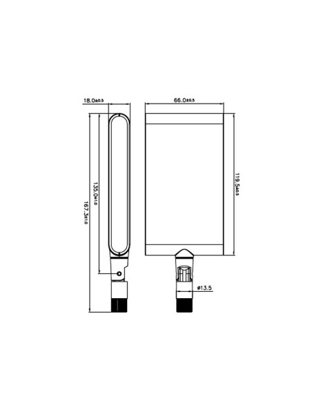 DeLOCK 88904 antena para red Antena direccional RP-SMA 10 dBi