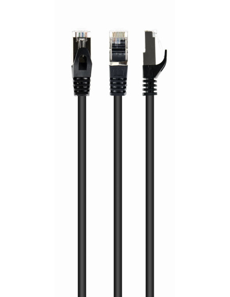 Gembird PP6A-LSZHCU-BK-1M cable de red Negro Cat6a