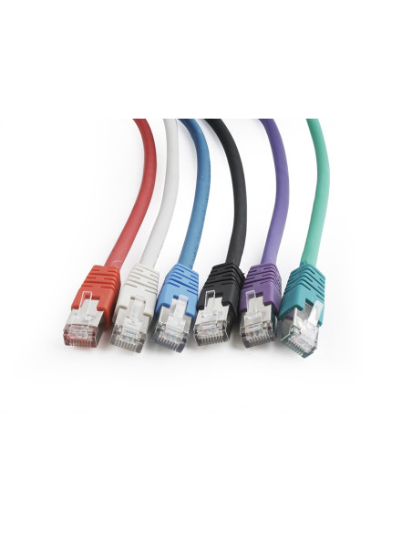 Gembird PP6A-LSZHCU-V-0.5M cable de red Violeta 0,5 m Cat6a S FTP (S-STP)