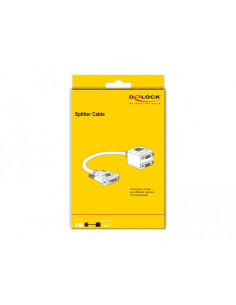 DeLOCK 65054 adaptador de cable de vídeo 0,2 m HDMI tipo A (Estándar) HDMI + DVI Negro 2