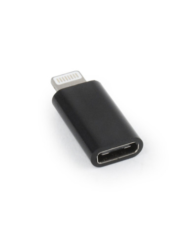 Gembird A-USB-CF8PM-01 cambiador de género para cable USB type-C 8-pin Negro
