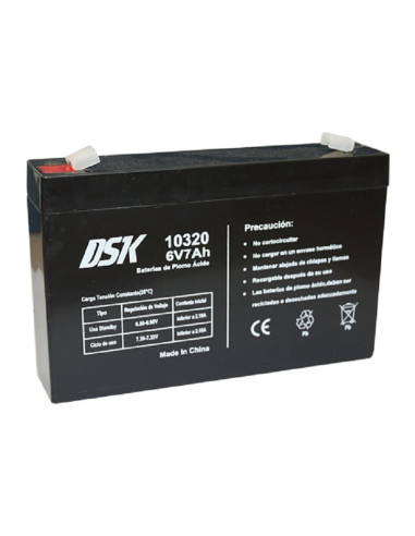 DSK 10320 batería para sistema ups Sealed Lead Acid (VRLA) 6 V 7 Ah