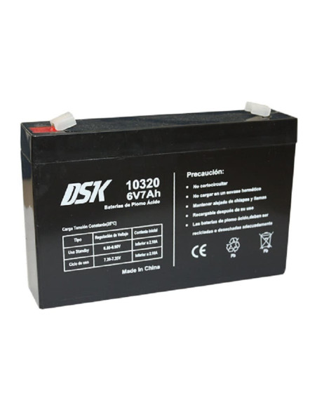 DSK 10320 batería para sistema ups Sealed Lead Acid (VRLA) 6 V 7 Ah