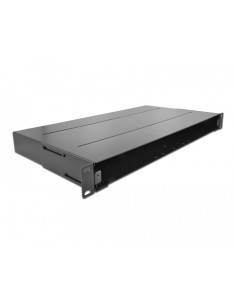 DeLOCK Caja de empalme de fibra óptica de 19″ 48 fibras