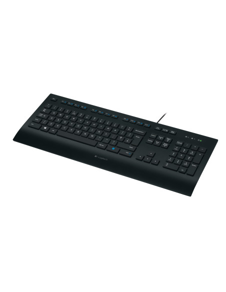 Logitech K280E Pro f  Business teclado Oficina USB QWERTY Internacional de EE.UU. Negro