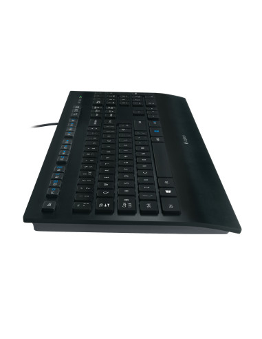 Logitech K280E Pro f  Business teclado Oficina USB QWERTY Internacional de EE.UU. Negro