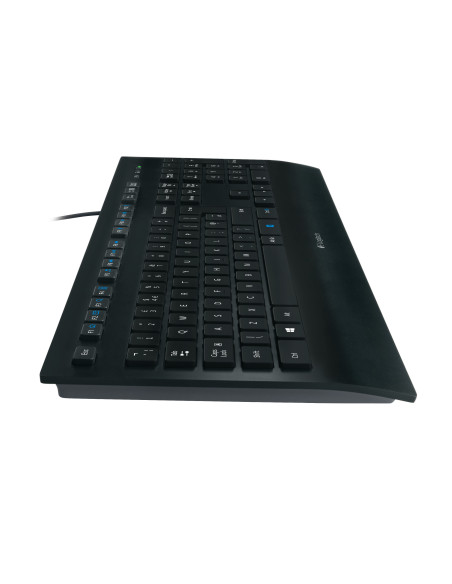 Logitech K280E Pro f  Business teclado Oficina USB QWERTY Internacional de EE.UU. Negro