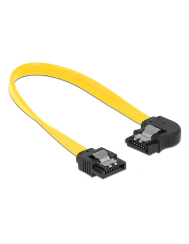 DeLOCK 83958 cable de SATA 0,2 m SATA 7-pin Negro, Amarillo