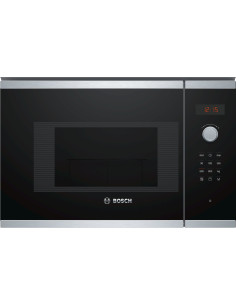 Bosch BEL523MS0 microondas Negro, Acero inoxidable Integrado 20 L 800 W
