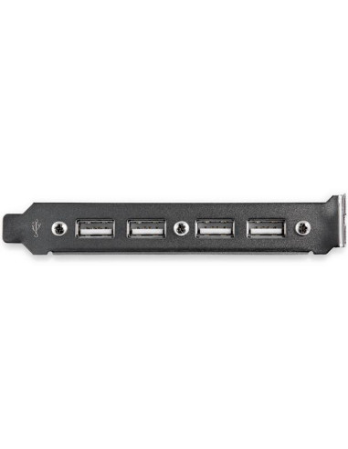 StarTech.com Cabezal Bracket de 4 puertos USB 2.0 con Conexión a Placa Base 2x IDC10