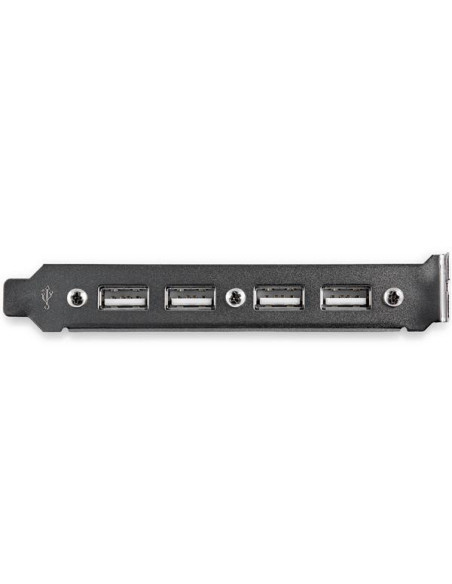StarTech.com Cabezal Bracket de 4 puertos USB 2.0 con Conexión a Placa Base 2x IDC10