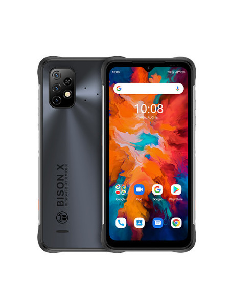 UMIDIGI Bison X10 16,6 cm (6.53") Ranura híbrida Dual SIM Android 11 4G USB Tipo C 4 GB 64 GB 6150 mAh Negro