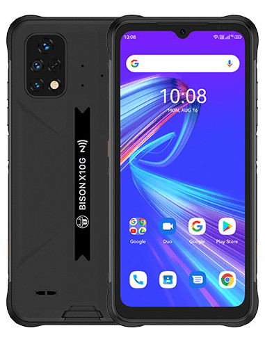 UMIDIGI Bison X10G 16,6 cm (6.53") Ranura híbrida Dual SIM Android 11 4G USB Tipo C 4 GB 64 GB 6150 mAh Negro