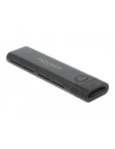 DeLOCK Externo USB Type-C Caja Combo para M.2 NVMe PCIe o SATA SSD - sin herramientas