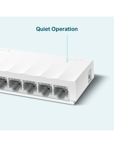 TP-Link LS1008 switch No administrado Fast Ethernet (10 100) Blanco