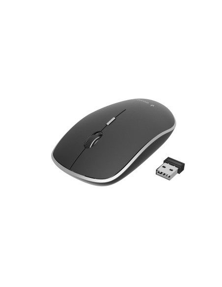Gembird MUSW-4BS-01 ratón Oficina Ambidextro RF inalámbrico Óptico 1600 DPI