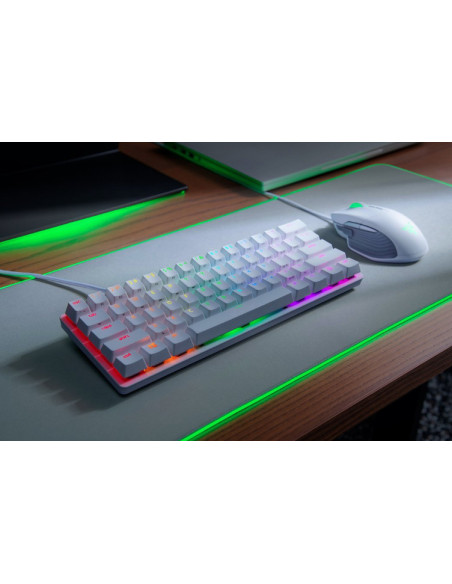 Razer Huntsman Mini teclado Juego USB QWERTY Internacional de EE.UU. Blanco