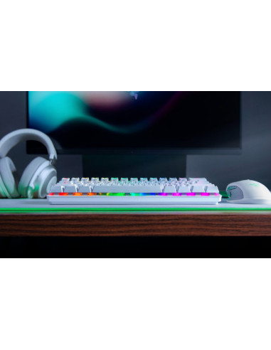 Razer Huntsman Mini teclado Juego USB QWERTY Internacional de EE.UU. Blanco