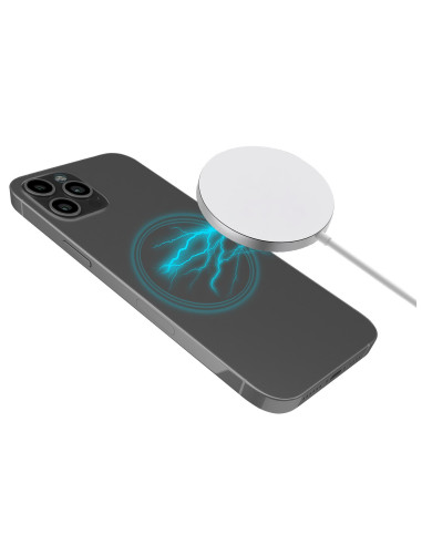 Celly MAGCHARGE cargador de dispositivo móvil Smartphone Plata, Blanco USB Cargador inalámbrico Interior