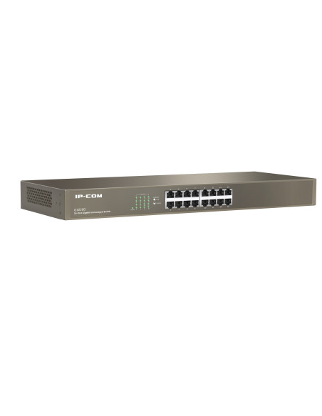IP-COM Networks G1016G switch No administrado L2 Gigabit Ethernet (10 100 1000) 1U Bronce