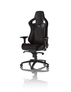 noblechairs EPIC Silla para videojuegos de PC Asiento acolchado Negro, Rojo