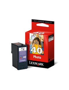 Lexmark Nr. 40 Photo Print Cartridge cartucho de tinta 1 Cartridge Original Foto negro
