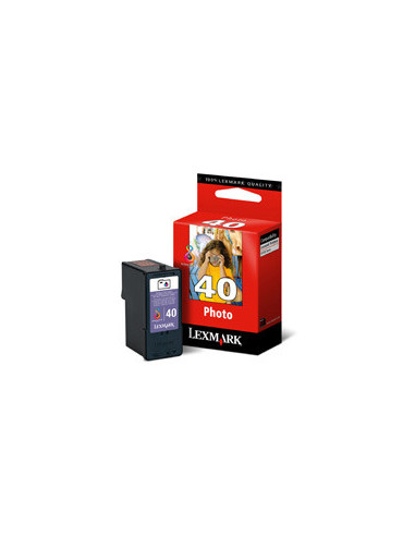 Lexmark Nr. 40 Photo Print Cartridge cartucho de tinta 1 Cartridge Original Foto negro