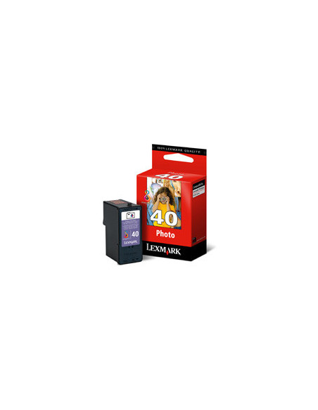 Lexmark Nr. 40 Photo Print Cartridge cartucho de tinta 1 Cartridge Original Foto negro