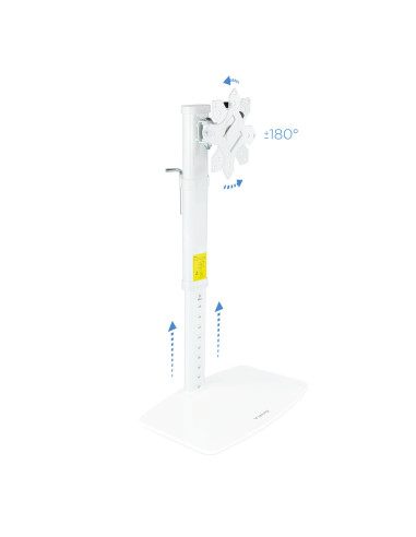 TooQ DB1127TN-W soporte para monitor 68,6 cm (27") Escritorio Blanco