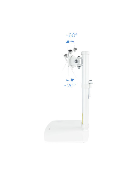 TooQ DB1127TN-W soporte para monitor 68,6 cm (27") Escritorio Blanco