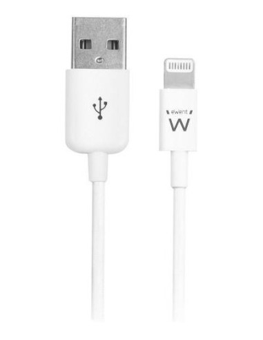 Ewent EW9902 cable de conector Lightning 2 m Blanco