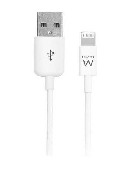 Ewent EW9902 cable de conector Lightning 2 m Blanco