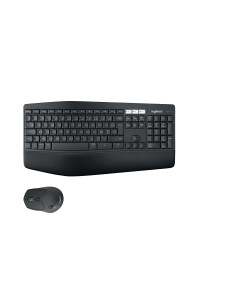 Logitech 920-008222 teclado Ratón incluido Universal RF Wireless + Bluetooth AZERTY Francés Negro