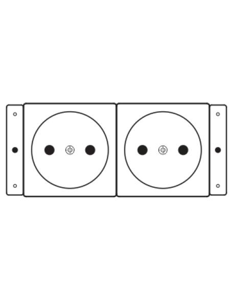 Kramer Electronics TS-2DE toma de corriente