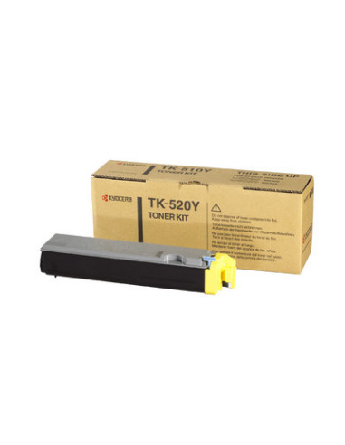 KYOCERA TK-520Y cartucho de tóner 1 pieza(s) Original Amarillo