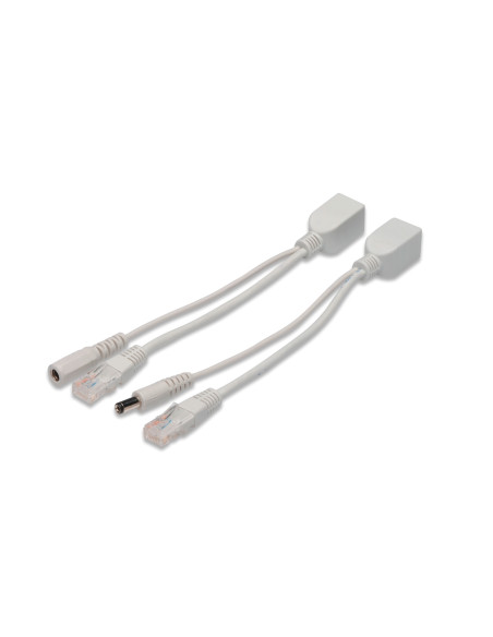 Digitus Juego de cables PoE pasivos, divisor + inyector