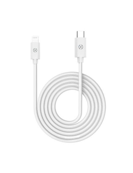 Celly USBLIGHTC2MWH cable de conector Lightning 2 m Blanco