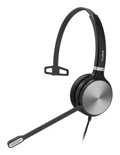Yealink YHS36 Auriculares Alámbrico Diadema Oficina Centro de llamadas Negro, Plata
