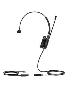 Yealink YHS36 Auriculares Alámbrico Diadema Oficina Centro de llamadas Negro, Plata 2