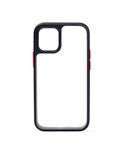Techair Classic essential funda para teléfono móvil 15,5 cm (6.1") Negro, Transparente