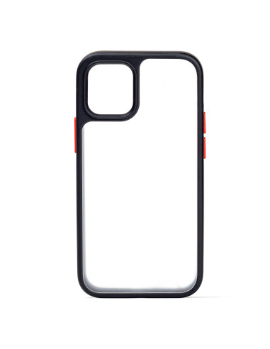 Techair Classic essential funda para teléfono móvil 15,5 cm (6.1") Negro, Transparente