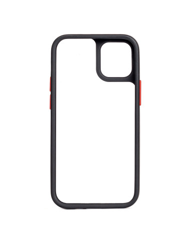 Techair Classic essential funda para teléfono móvil 15,5 cm (6.1") Negro, Transparente