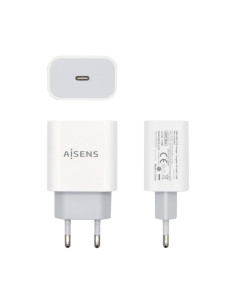 AISENS Cargador USB-C PВ3.0 1 Puerto 1x USB-C 20 W, Blanco 2