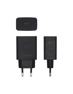 AISENS Cargador USB-C PD 3.0 1 Puerto 1x USB-C 20 W, Negro 2