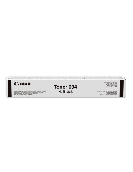 Canon 034 cartucho de tóner 1 pieza(s) Original Negro