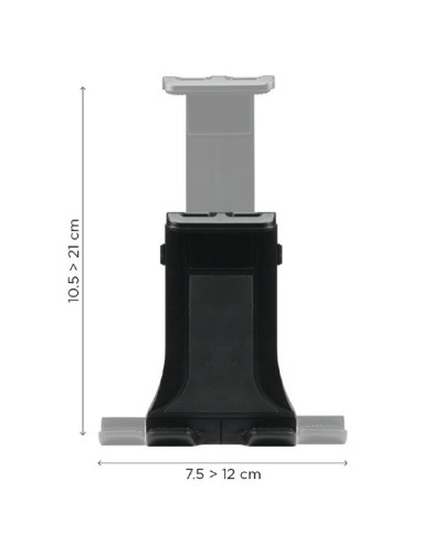 Mobilis U.FIX Soporte activo para teléfono móvil Teléfono móvil smartphone, Tablet UMPC Negro