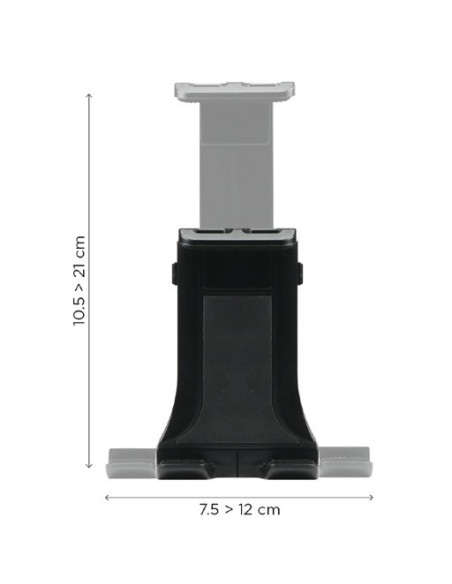 Mobilis U.FIX Soporte activo para teléfono móvil Teléfono móvil smartphone, Tablet UMPC Negro